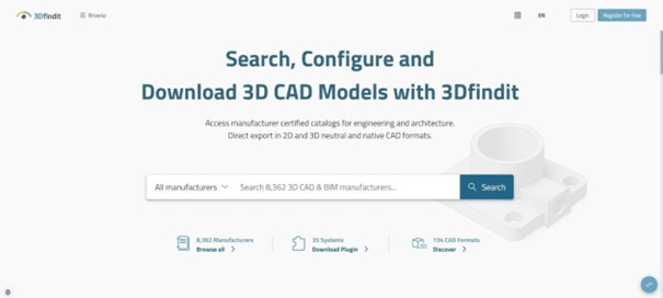 3Dfindit 3Dfindit el motor de búsqueda de modelos CAD